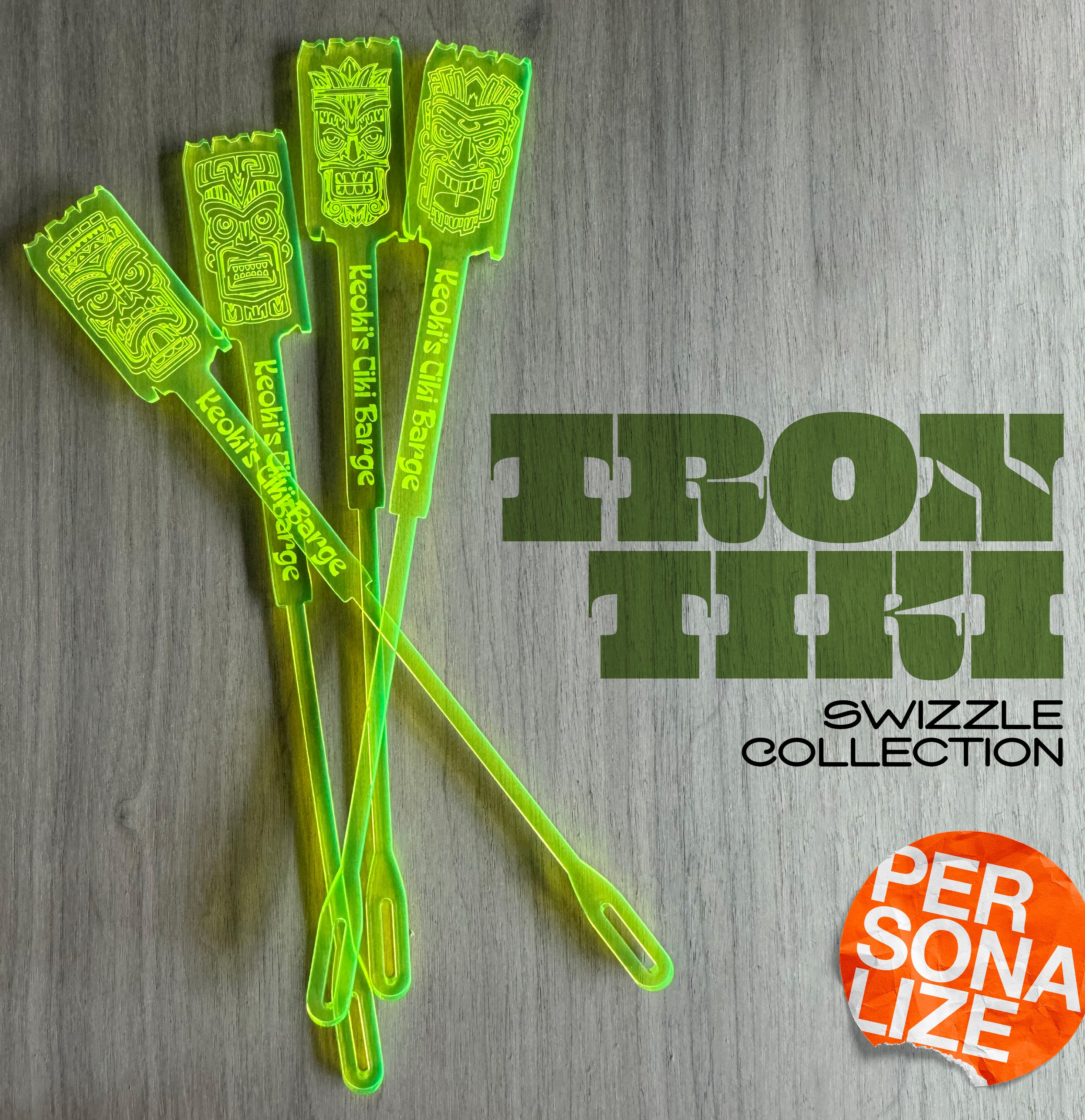 Tron Tiki Stirrer (4 Set)
