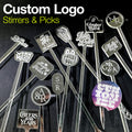 Personalized Cocktail Stirrers | Custom Event & Wedding Drink Swizzle Sticks