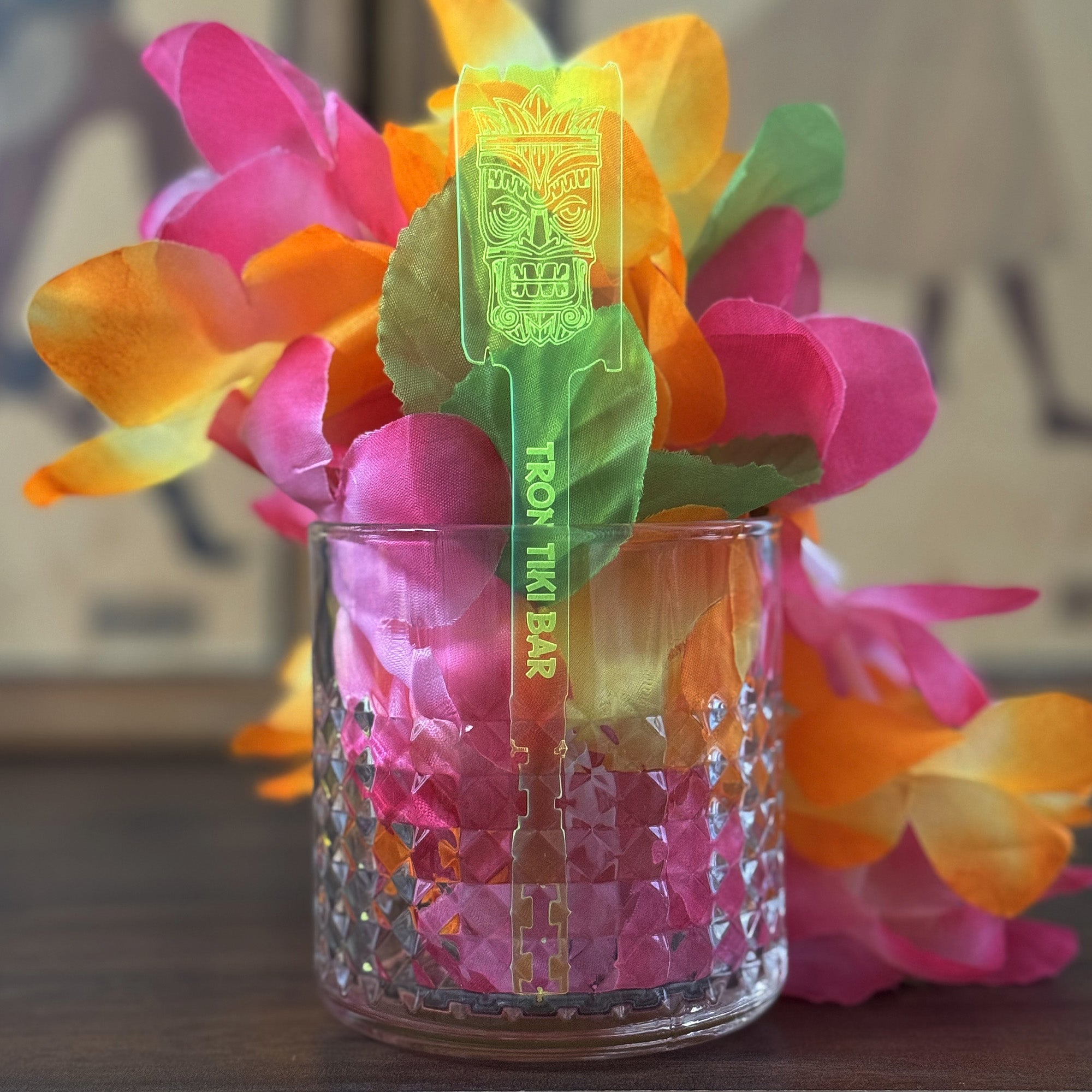 Tron Tiki Stirrer Stubbies (4 Set)