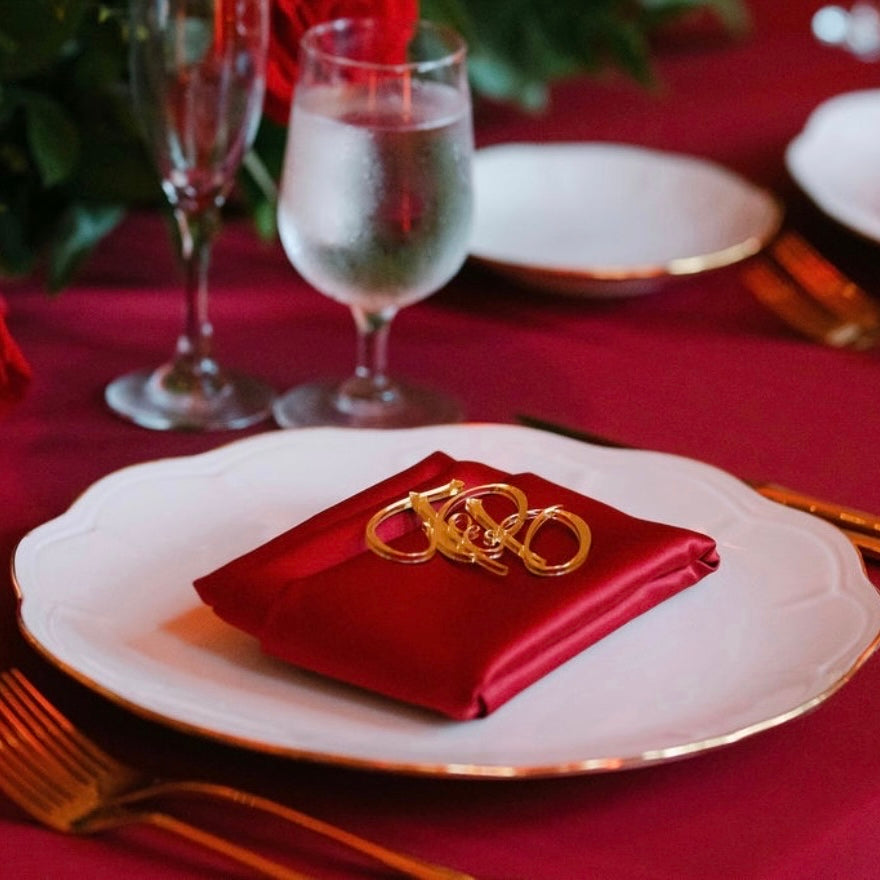 Custom Christmas Place Setting Names