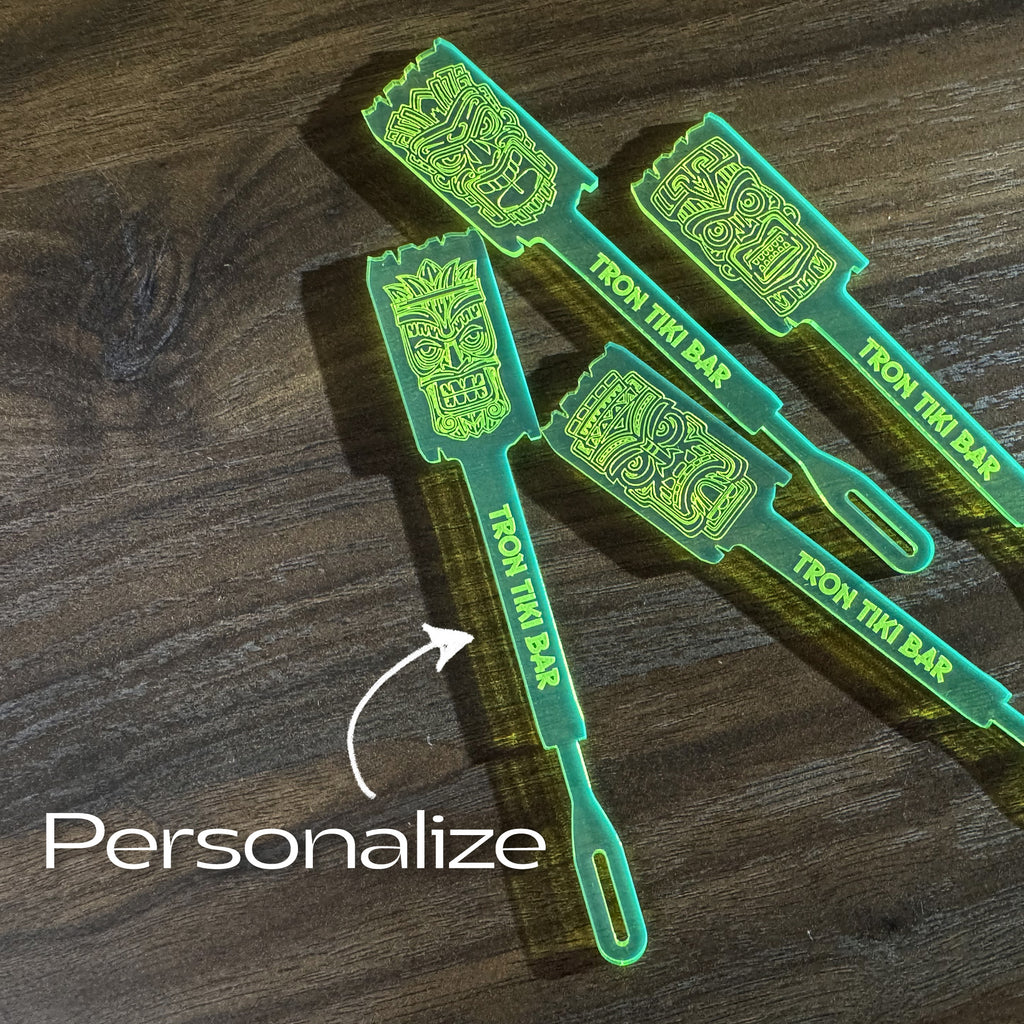 Tron Tiki Stirrer Stubbies (4 Set)