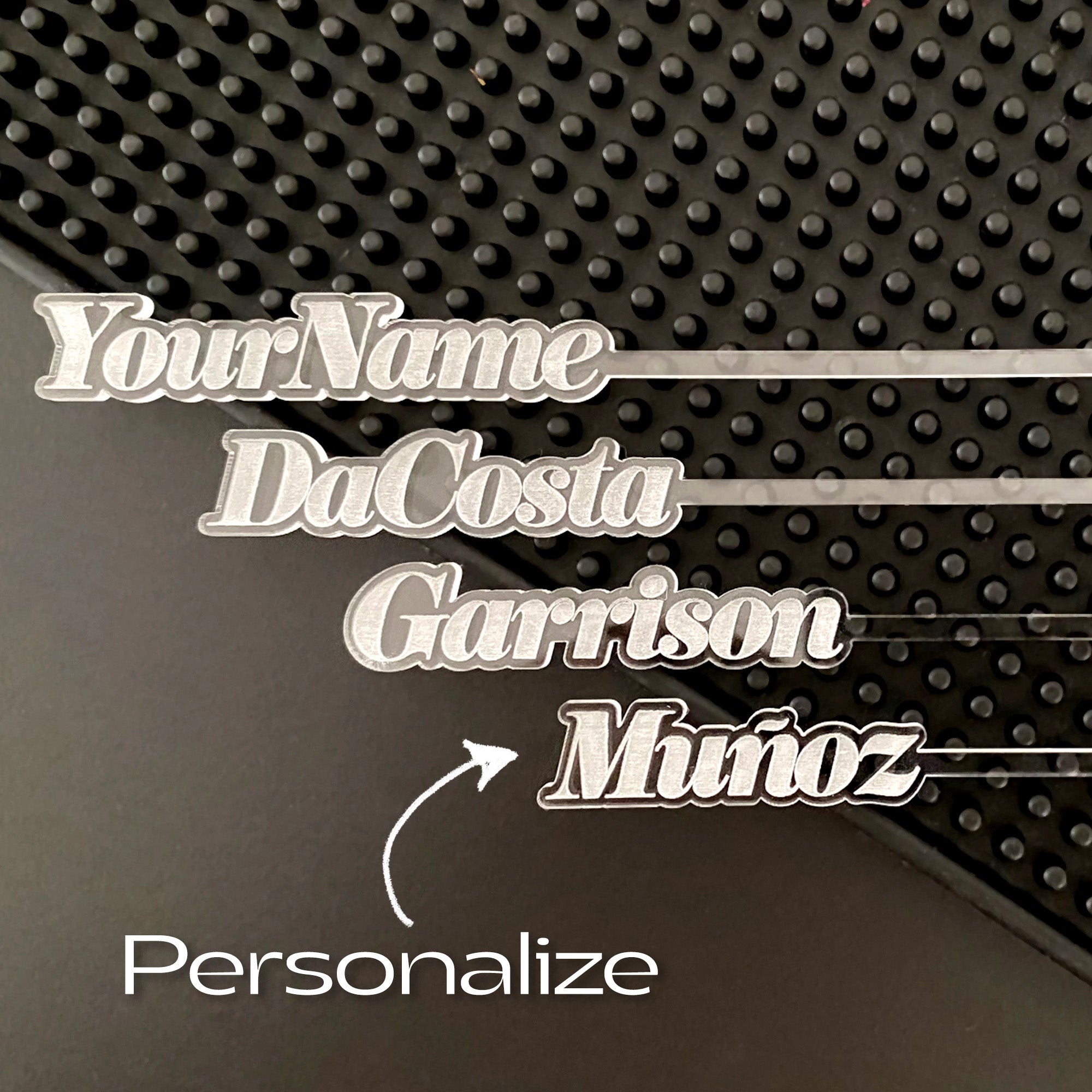 Custom Name Stirrers (6 Set)