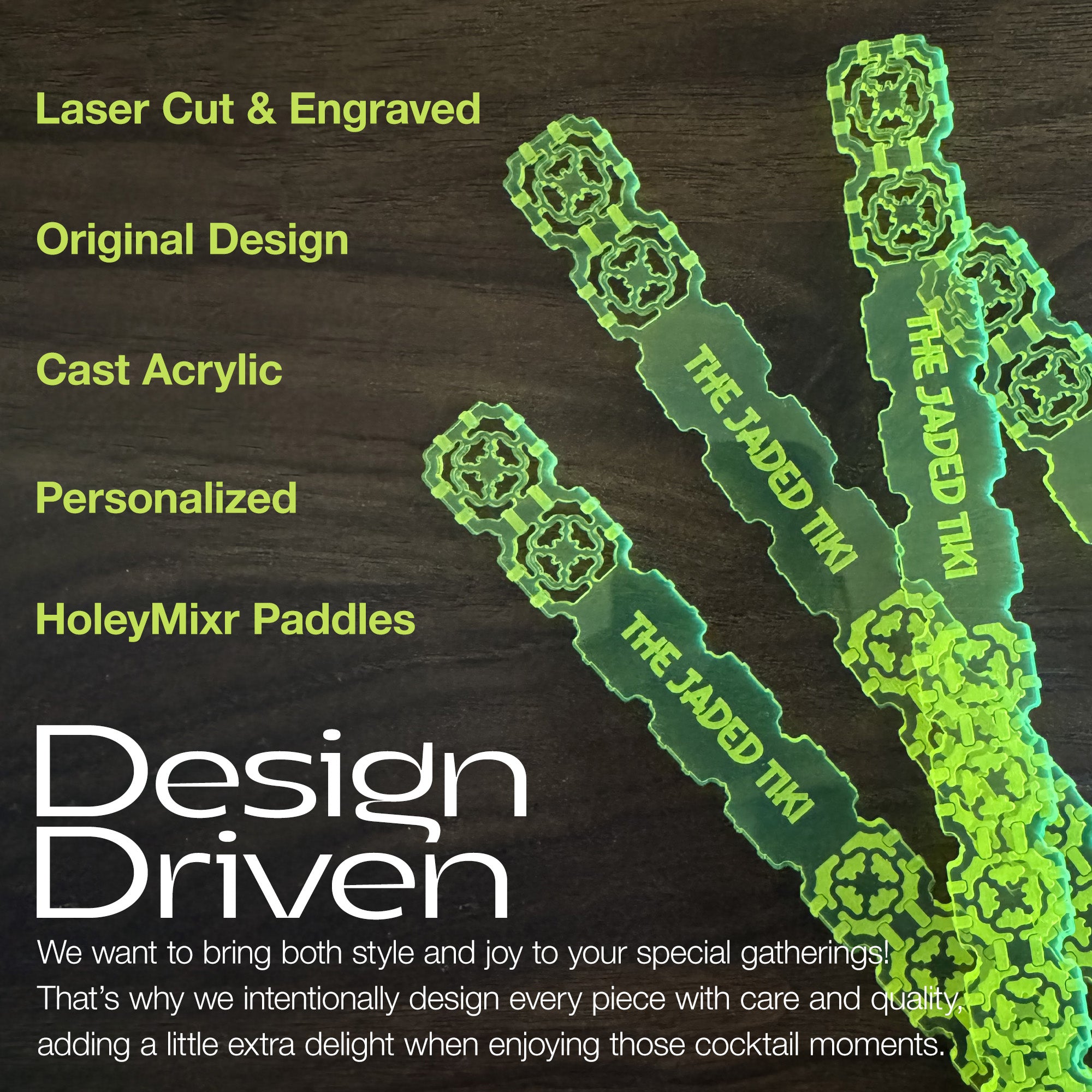 The Jaded Tiki Stirrer (4 Set)