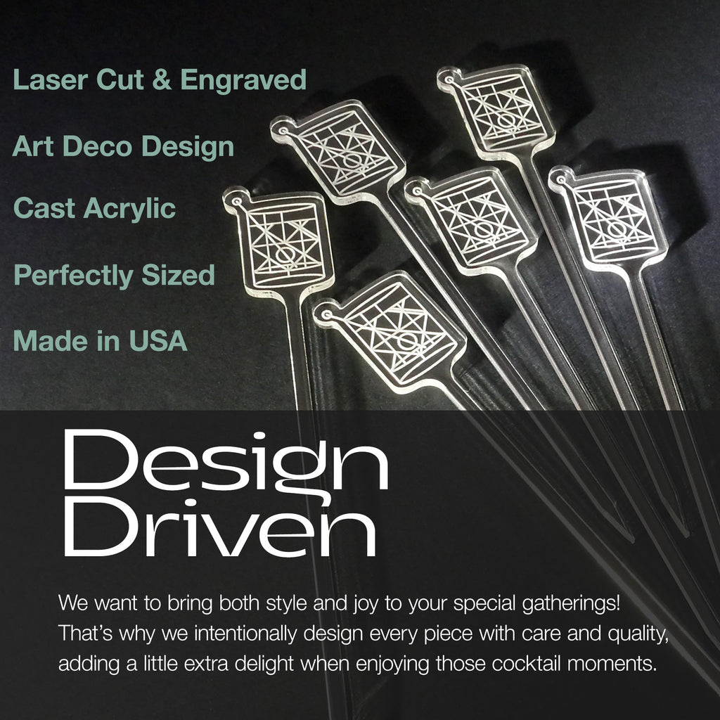 Old Fashioned Garnish Picks (6 Set)