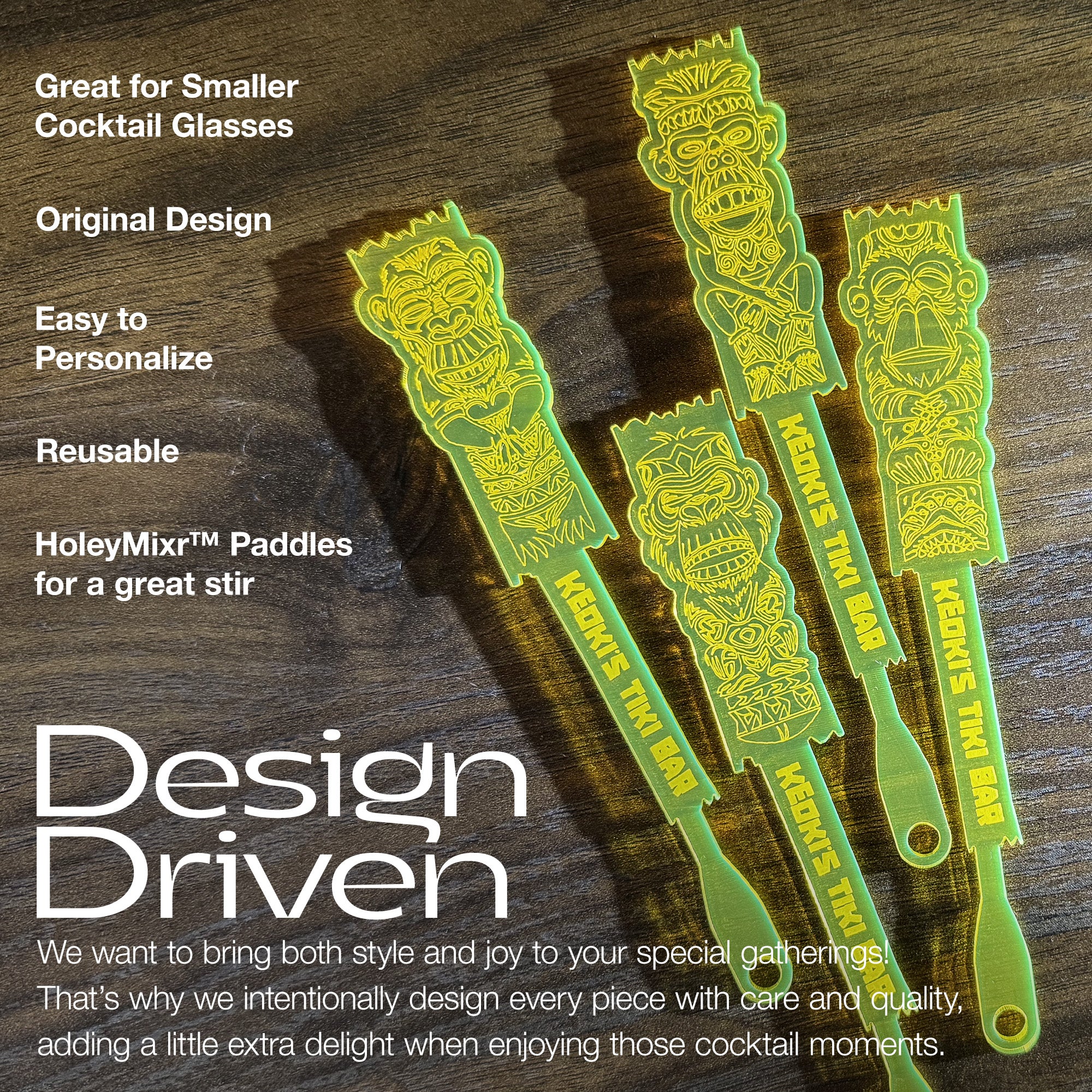 Mixxer Monks Stirrer Stubbies (4 Set)