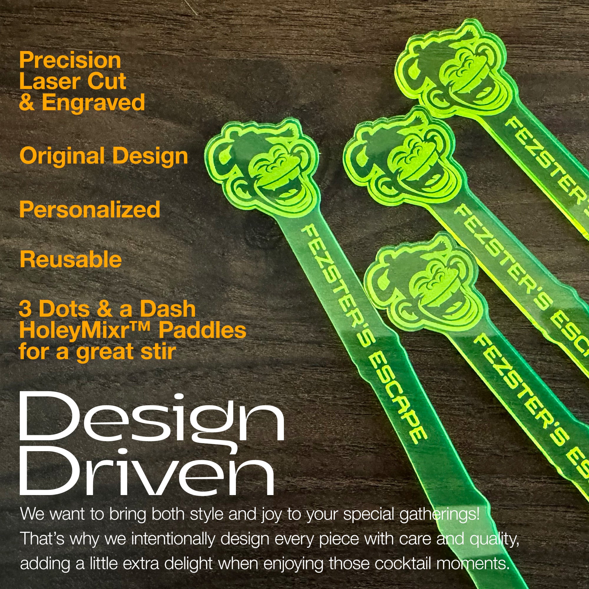 Fezster's Escape Stirrers (4 Set)