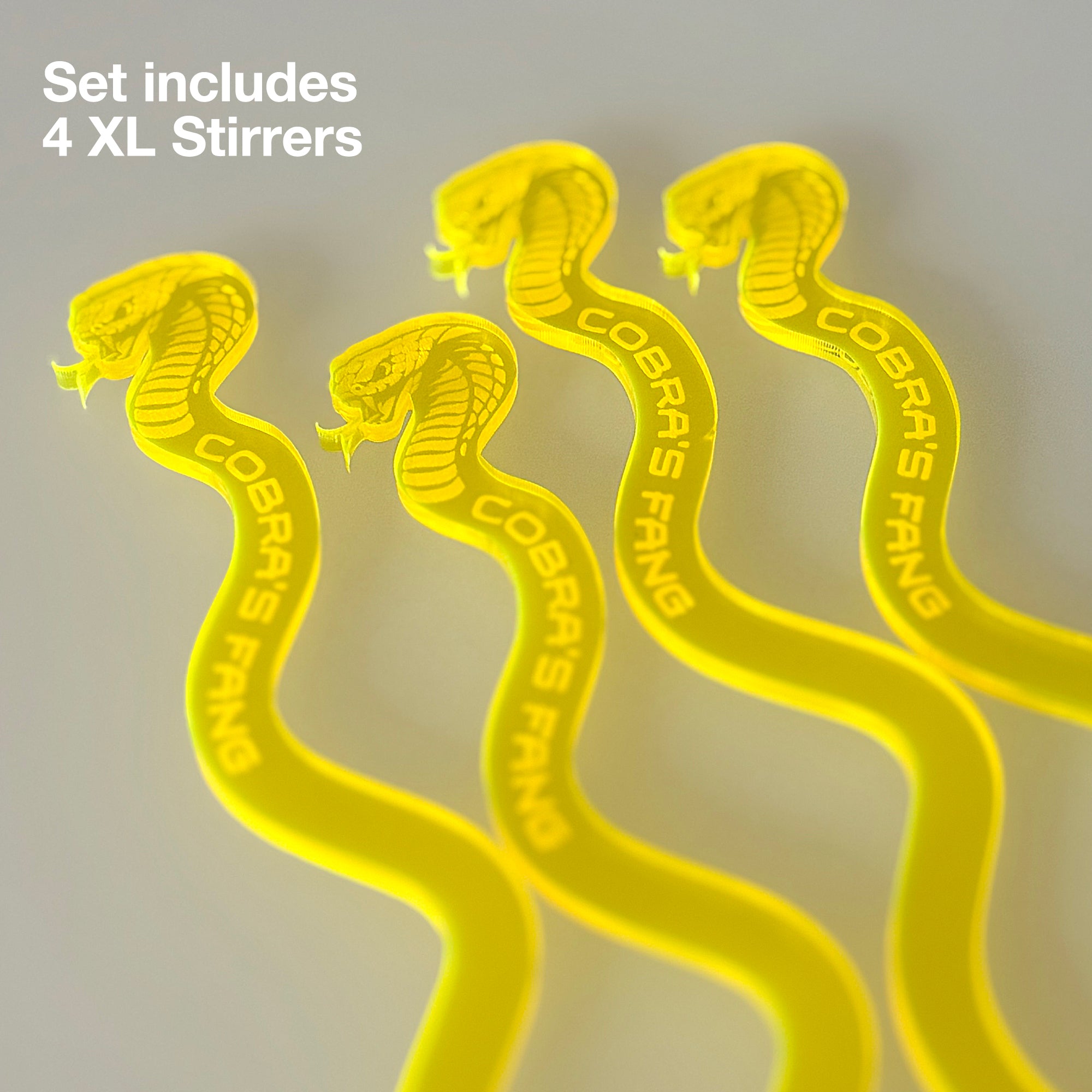 Cobra's Fang Stirrers (4 Set)