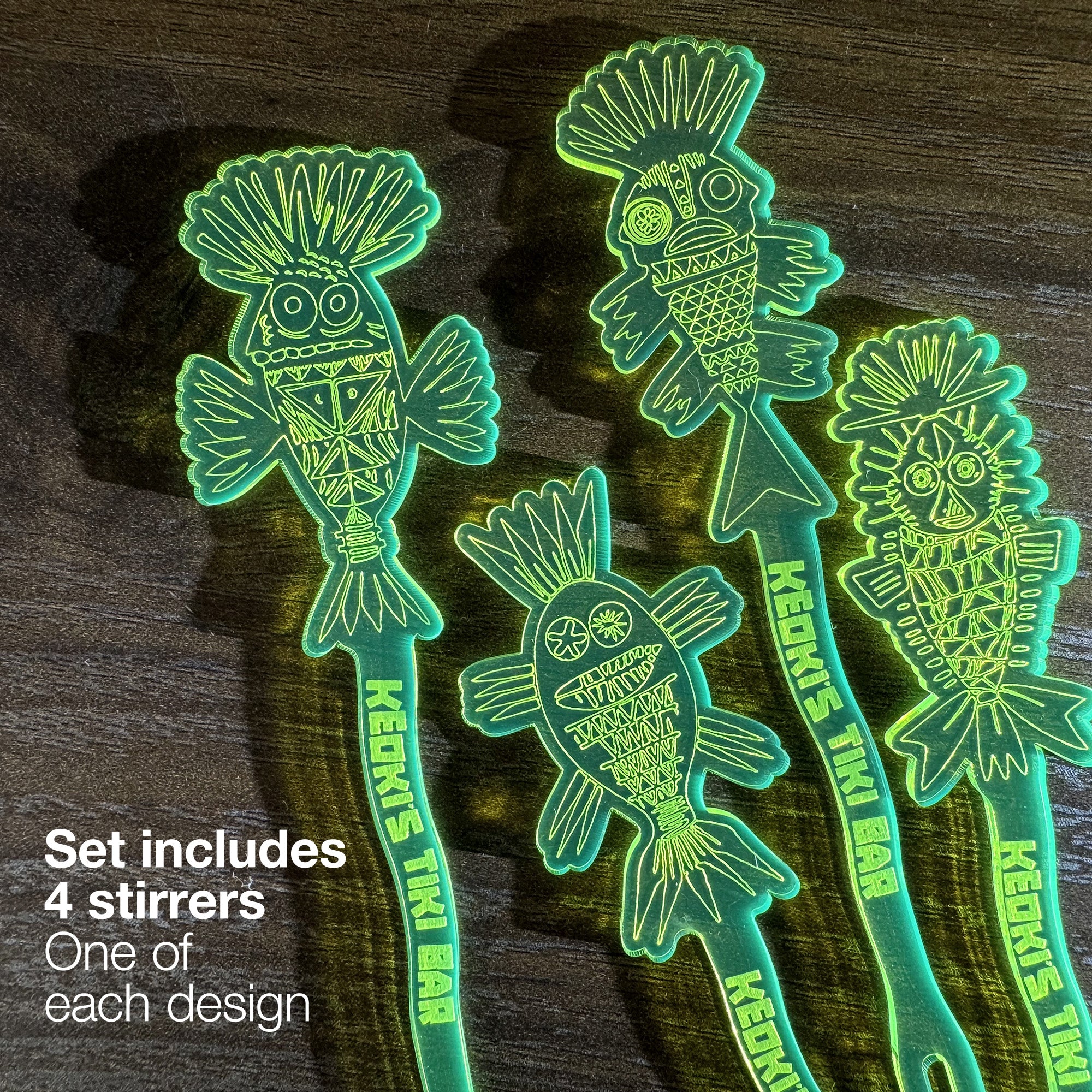 Mixda Boozie Stirrer Stubbies (4 Set)