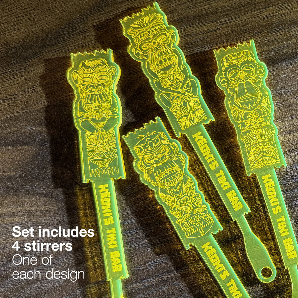 Mixxer Monks Stirrer Stubbies (4 Set)