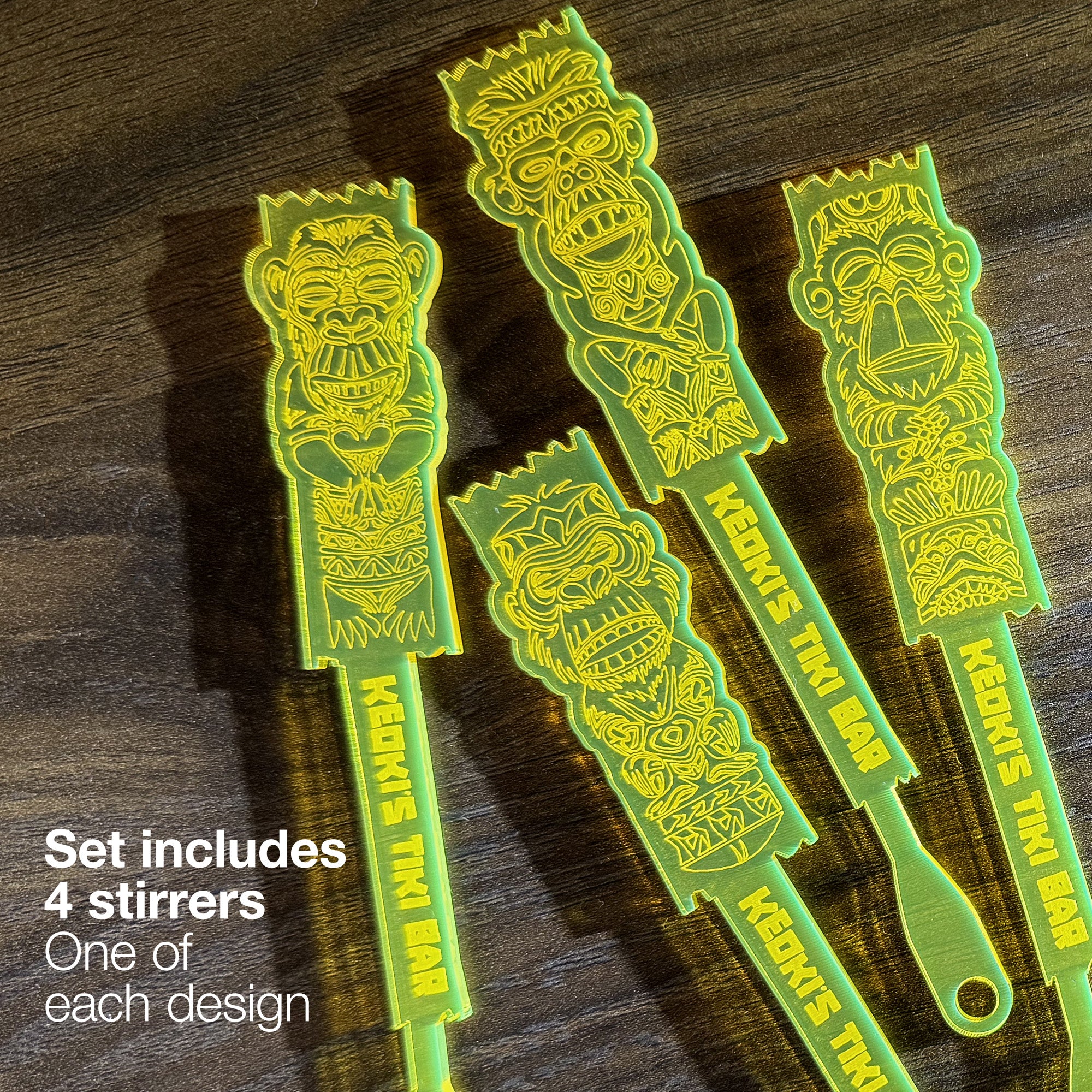 Mixxer Monks Stirrer Stubbies (4 Set)