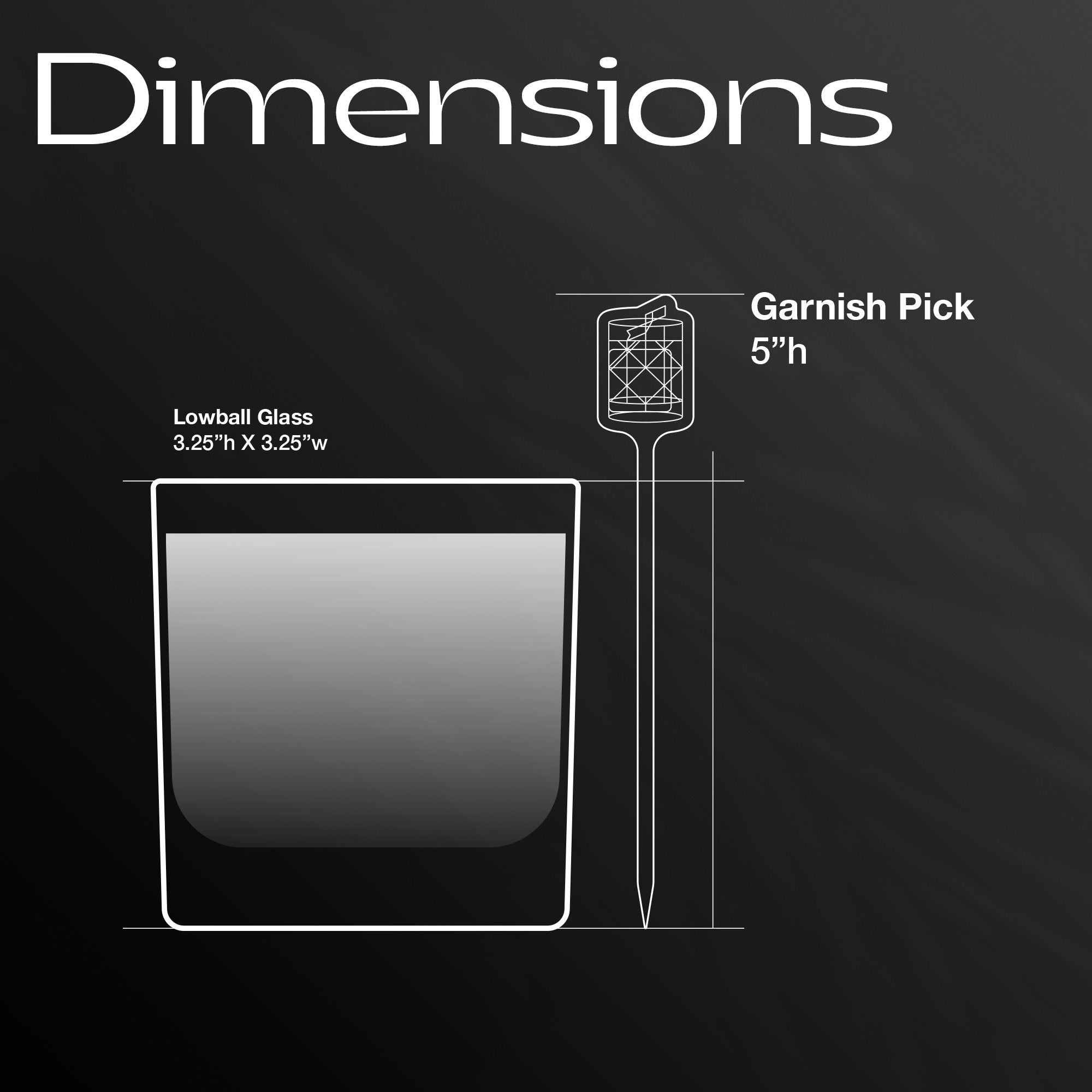 Negroni Garnish Picks (6 Set)