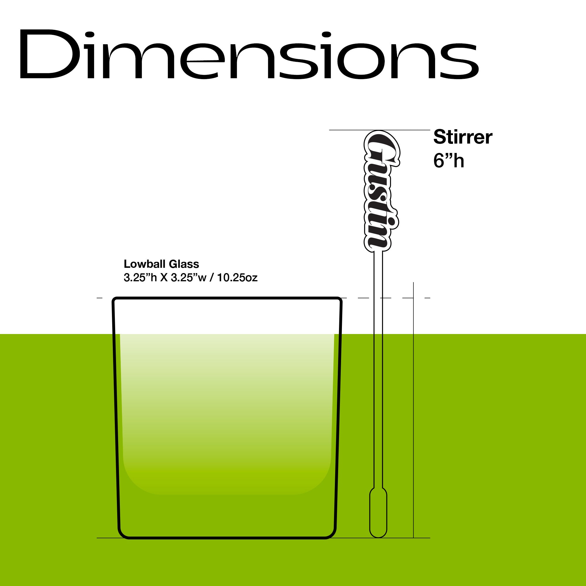 Custom Name Stirrers (6 Set)