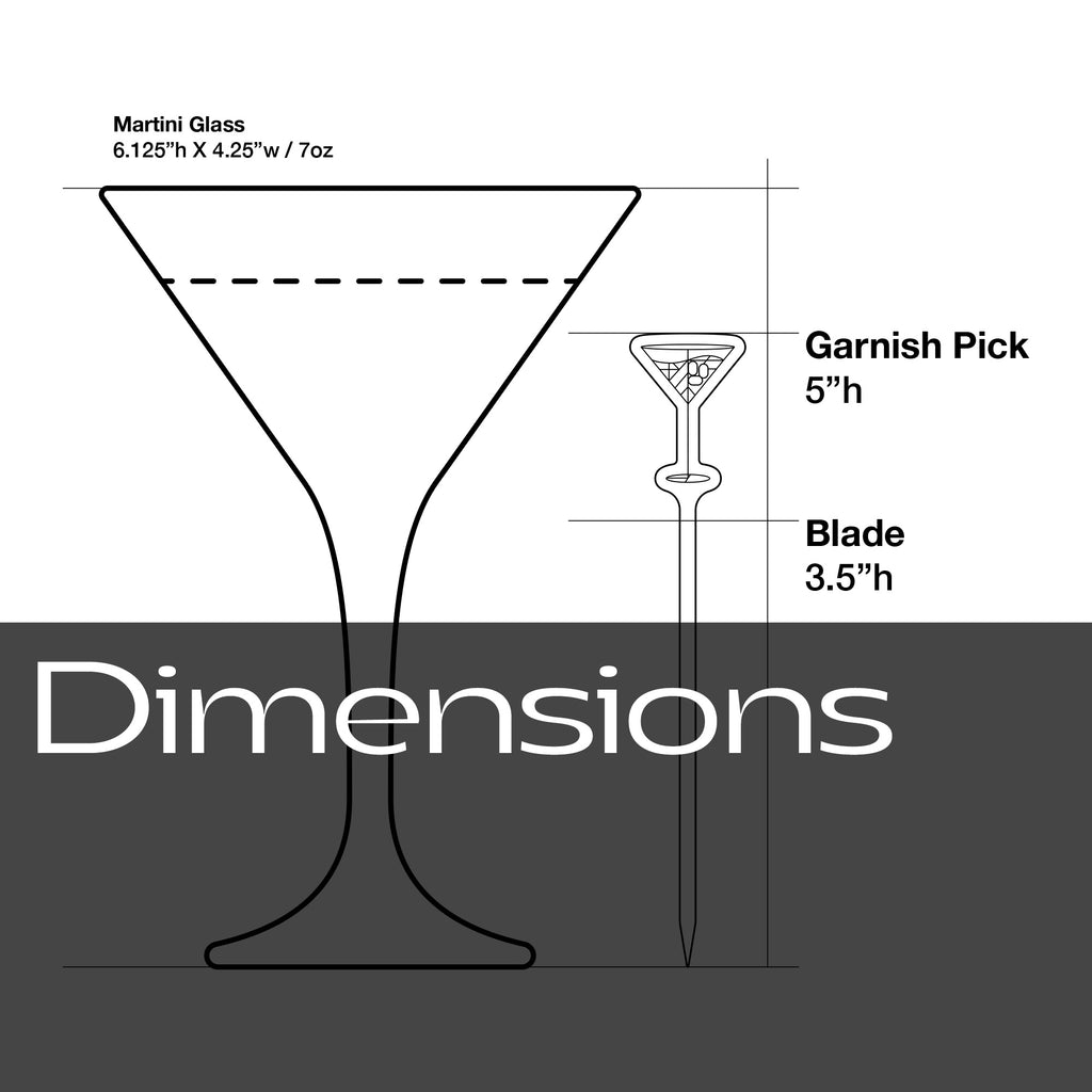 Espresso Martini Garnish Picks (6 Set)