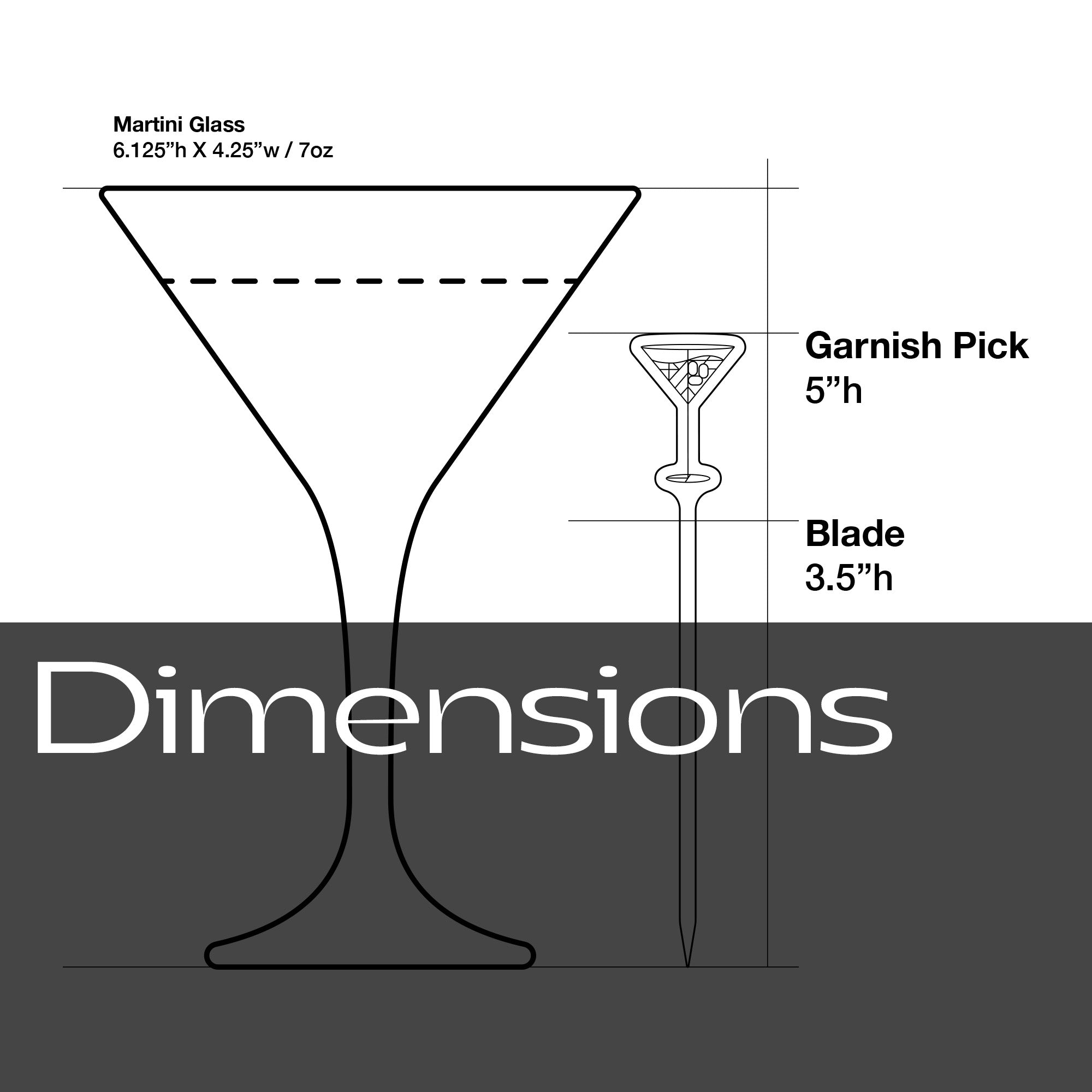 Espresso Martini Garnish Picks (6 Set)