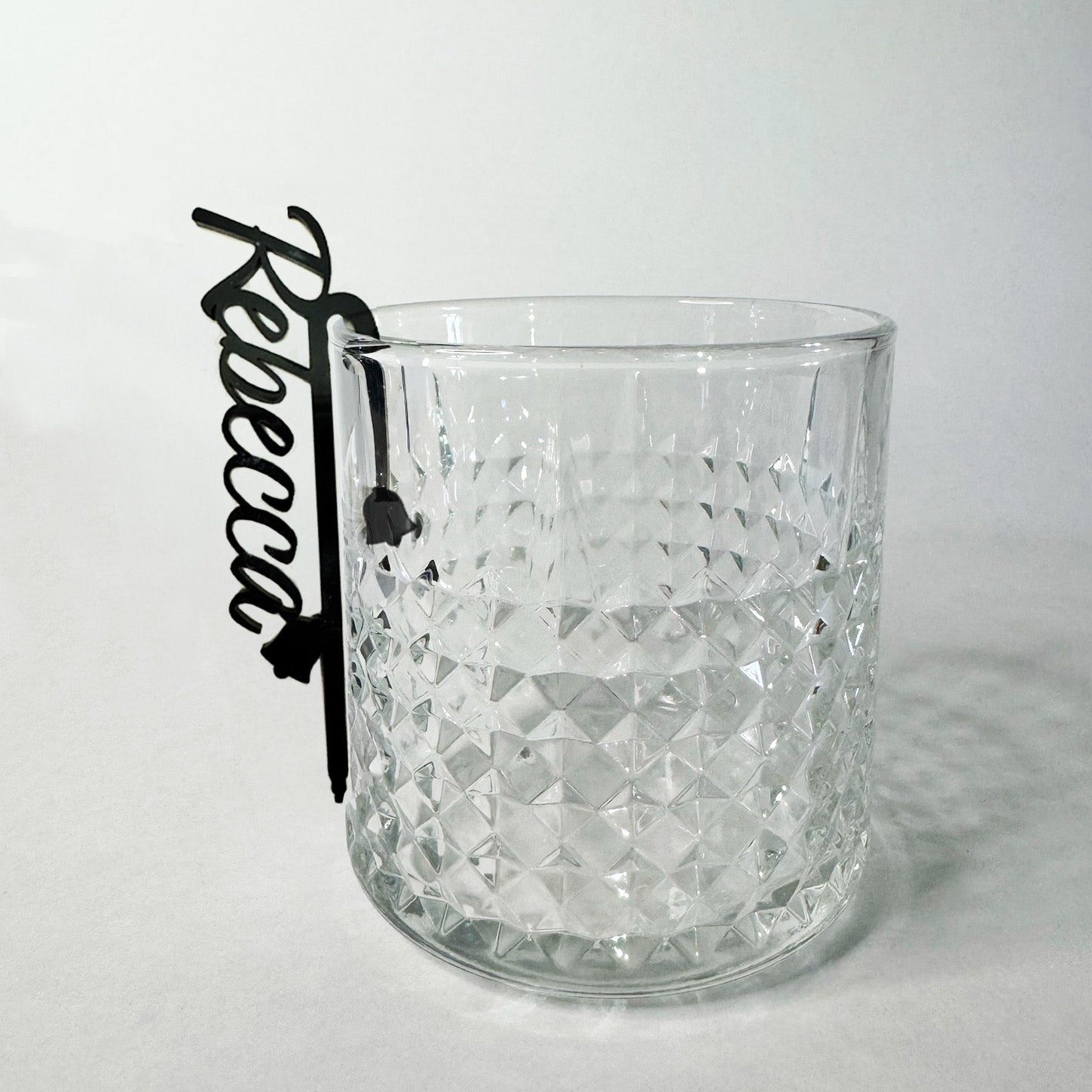 Christmas Custom Name Drink Charms