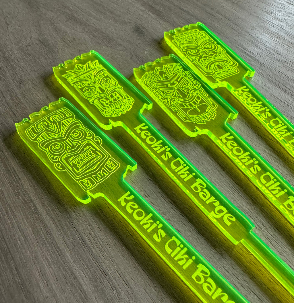 Tron Tiki Stirrer (4 Set)