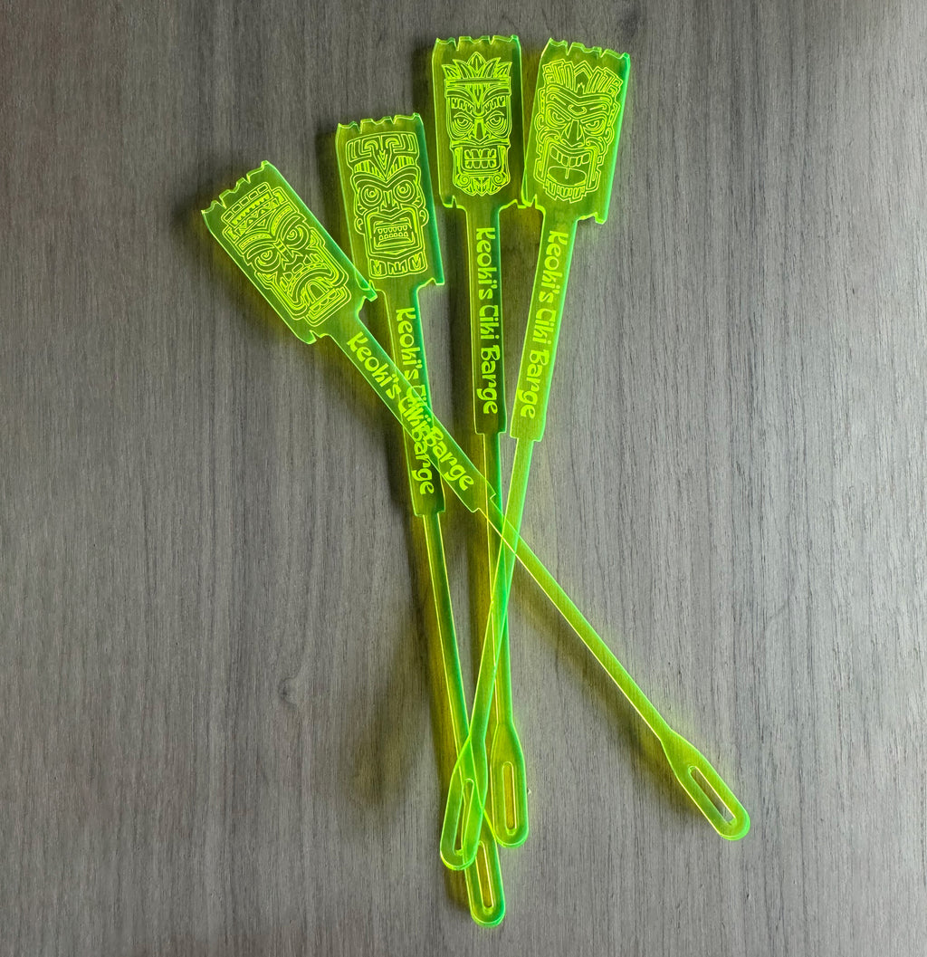 Tron Tiki Stirrer (4 Set)